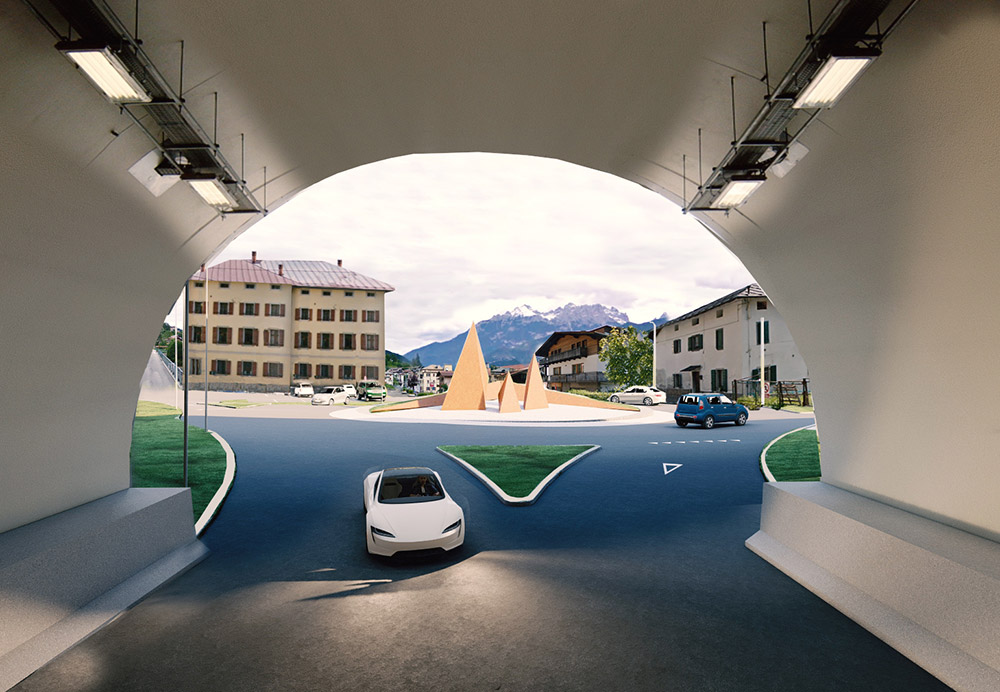 Valle di Cadore - rendering impianti