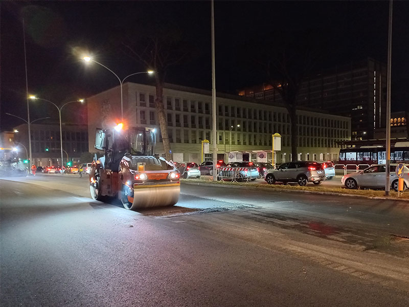 Lavori di risanamento del piano viabile 