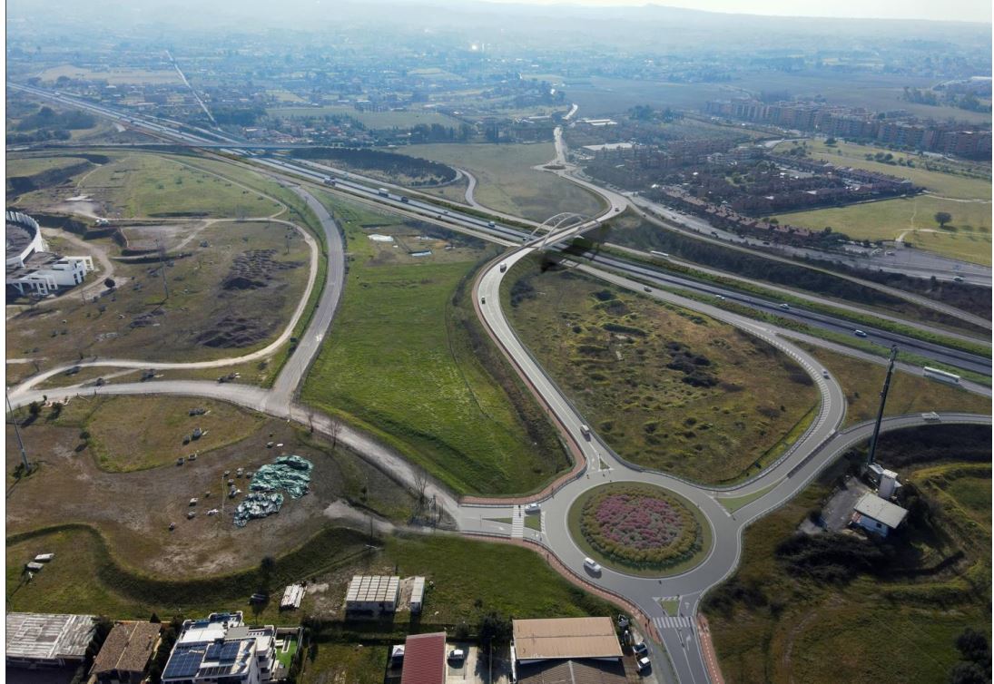 otosimulazione post operam - intersezione Via di Passo Lombardo