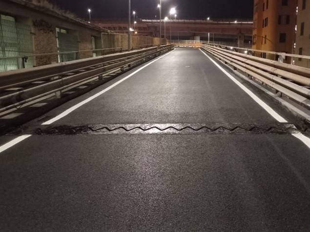 Post intervento in estradosso