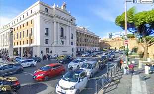 Piazza Pia - traffico - ante operam