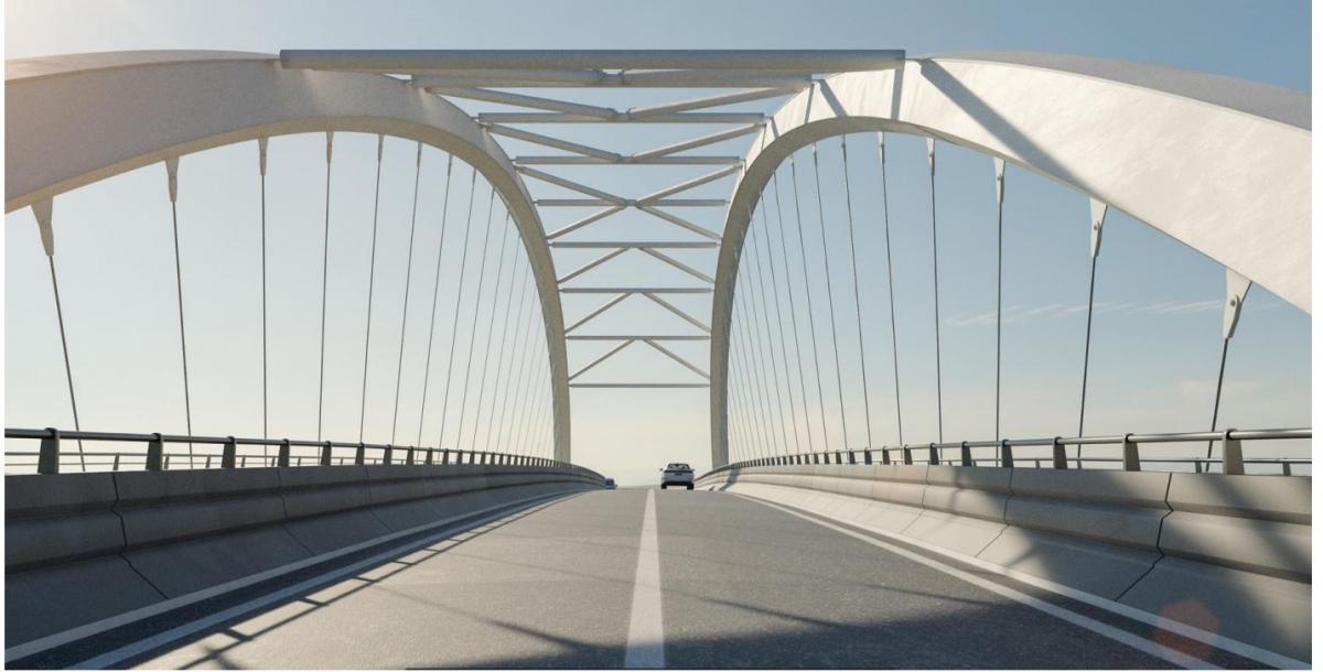 Render del nuovo ponte