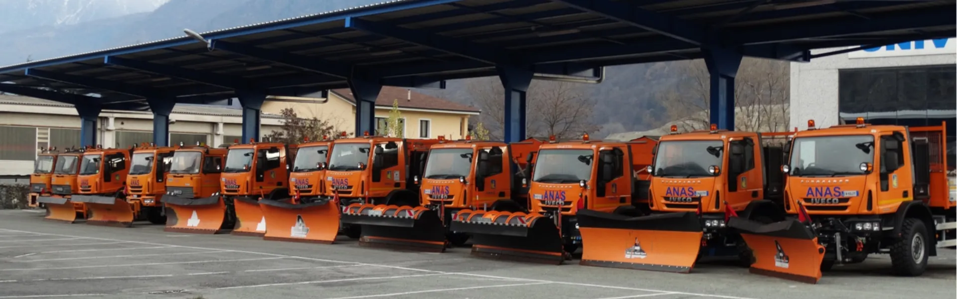 Mezzi spazzaneve Anas