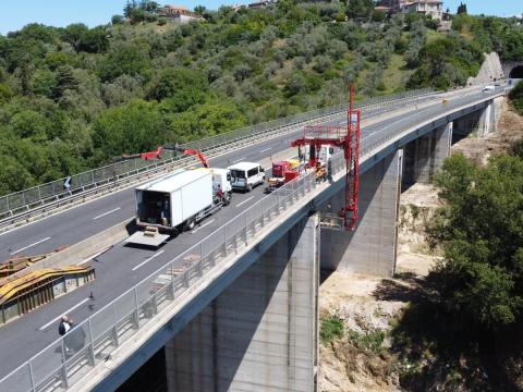 Lavori viadotto Montoro