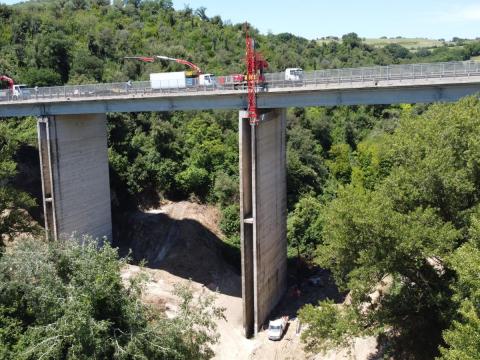 Lavori viadotto Montoro