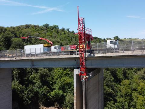 Lavori viadotto Montoro