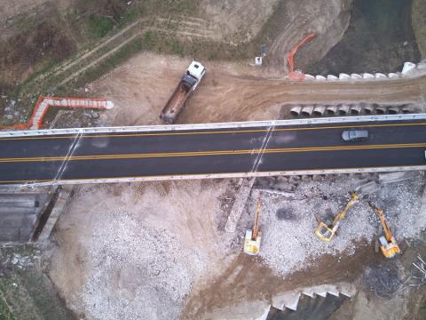 Demolizione viadotto direzione Asti