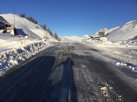 Anas Statale 21 al confine di Stato. Riapertura al traffico