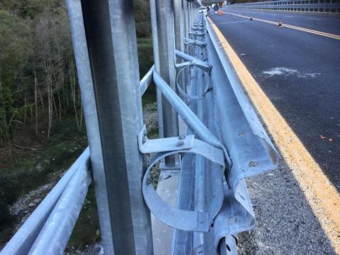 Barriere stradali #salvamotociclisti, installazioni in Calabria